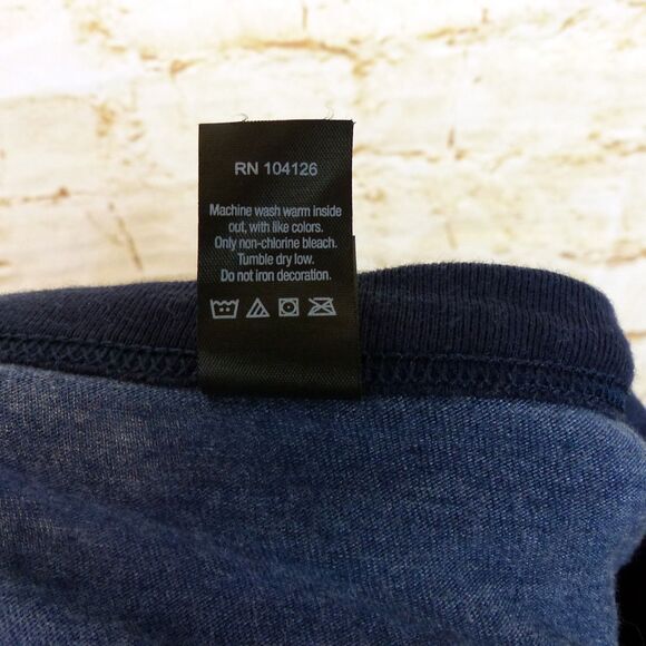 Styx Renegade 2018 Tour Shirt Men S Blue 3/4 Sleeve Raglan Baseball Graphic Tee - Picture 11 of 11